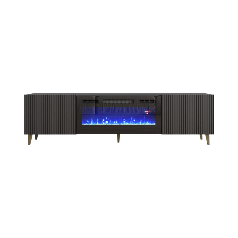 Orren Ellis Oaklynn TV Stand for TVs up to 78" with Electric Fireplace